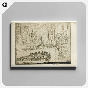 アートパネル-Lake Steamers, Chicago
 - ジョセフ ペネル Canvas.