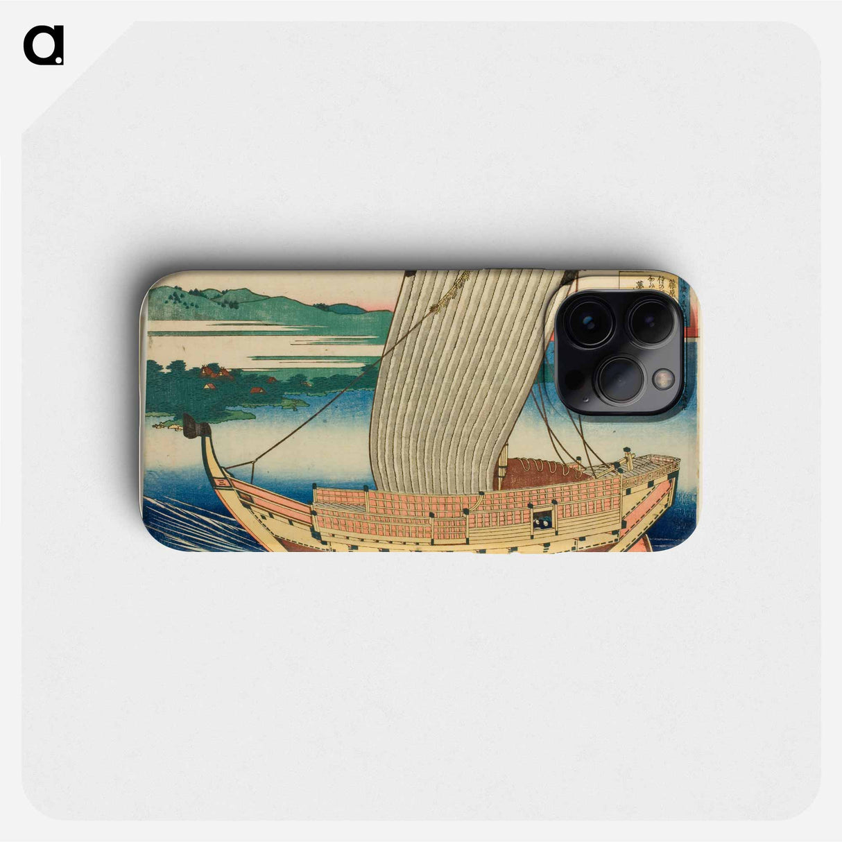 Hokusai's Poem by Fujiwara no Toshiyuki Ason - 葛飾 北斎 Phone Case.