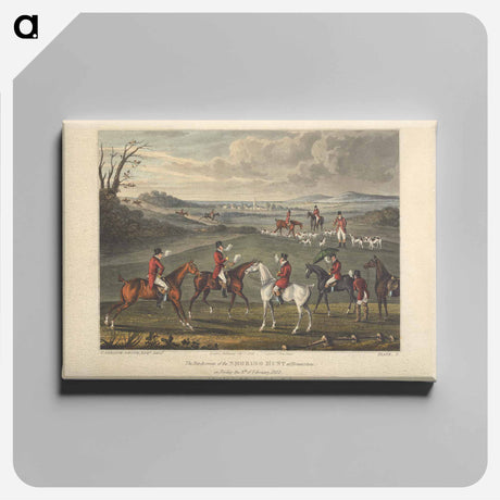 アートパネル-The Rendezvous of the Smoking Hunt
 - イェール大学アートギャラリー Canvas.