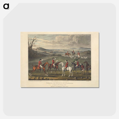 アートポストカード-The Rendezvous of the Smoking Hunt
 - イェール大学アートギャラリー Postcard.