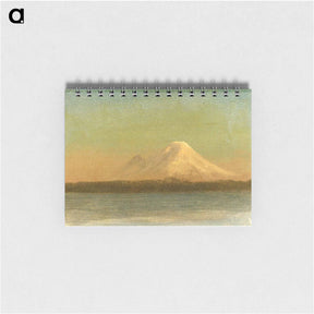 アートメモ帳-Snow Capped Moutain at Twilight - アルバート ビアスタット Memo.