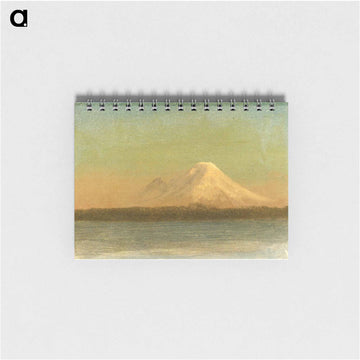 Snow Capped Moutain at Twilight - アルバート ビアスタット Memo.