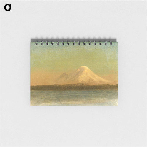 Snow Capped Moutain at Twilight - アルバート ビアスタット Memo.