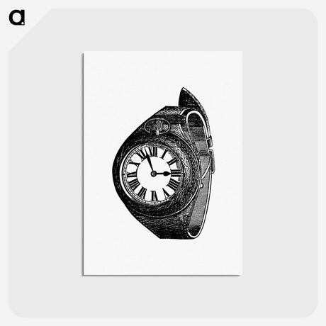 アートポストカード-Wrist Watch from Cycling in Bengal, A Guide to Practical Tours
 - 大英図書館 Postcard.