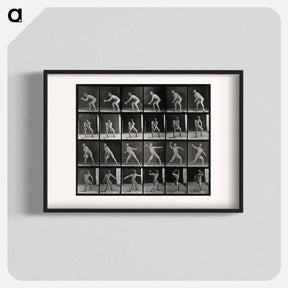 アートポスター-Man Catching and Throwing
 - エドワード マイブリッジ Poster.