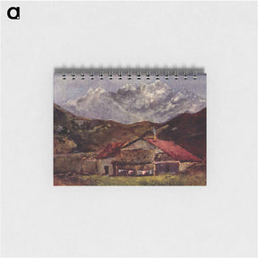 アートメモ帳-The Mountain Hut - ギュスターヴ クールベ Memo.