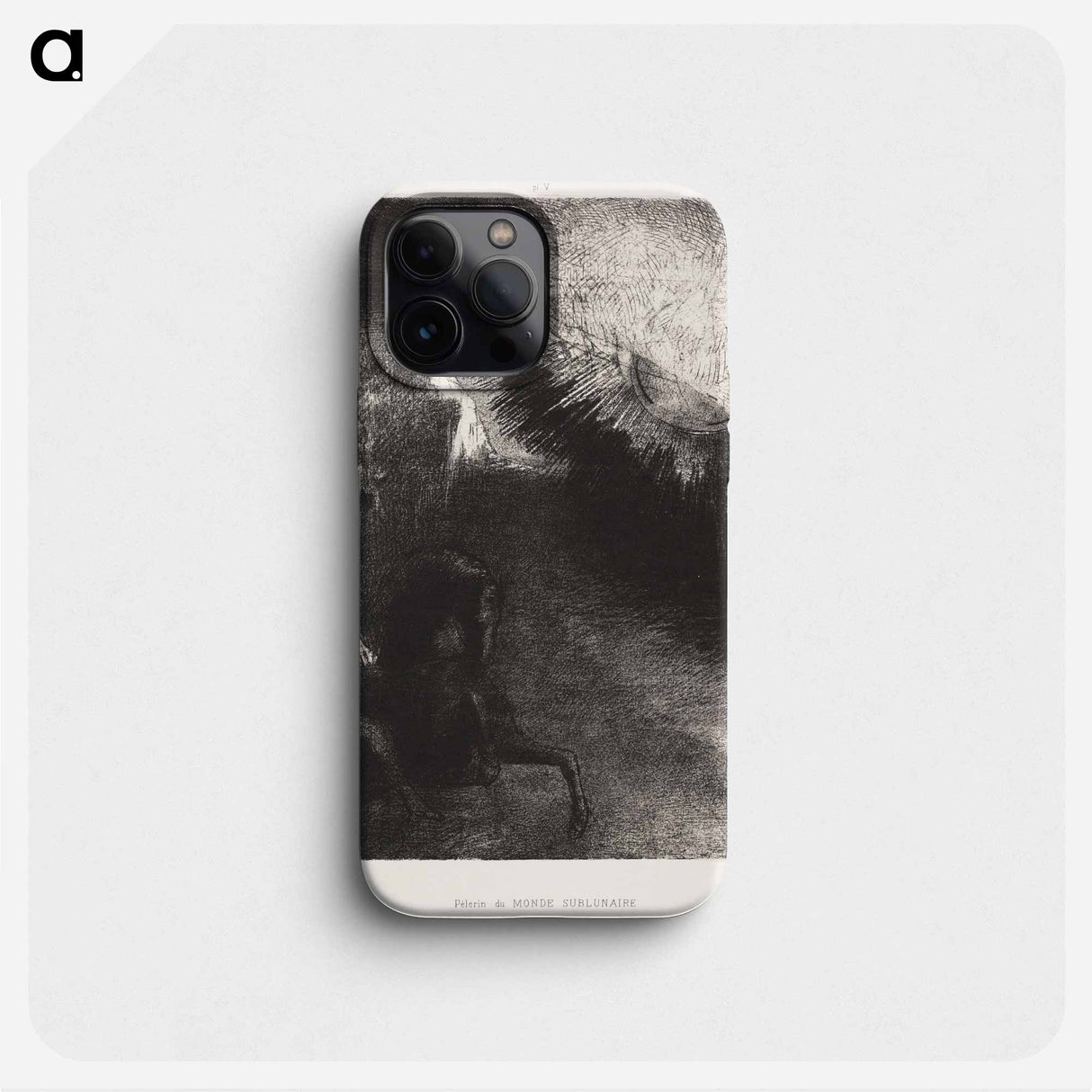 Pilgrim of the Sublunary World - Odilon Redon Phone Case.