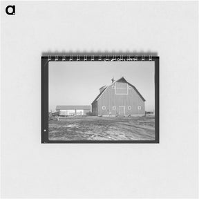 アートメモ帳-Spanish-American Women Plastering Adobe House
 - ラッセル リー Memo.