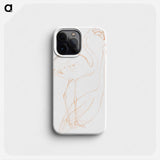 Twee studies van een flamingo - テオ ヴァン ホイテマ Phone Case.