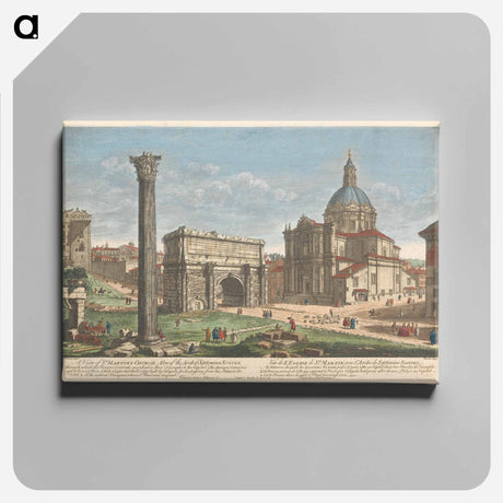 アートパネル-A View of St. Martin's Church, Also of the Arch of Septimius Severus, through which the Roman Generals marched in their Triumphs to the Capitol
 - イェール大学アートギャラリー Canvas.
