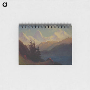 アートメモ帳-Splendour of the Grand Tetons - アルバート ビアスタット Memo.