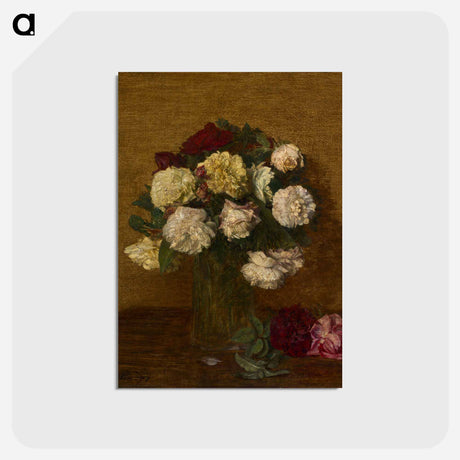アートポストカード-Roses in a Vase
 - クリーブランド美術館 Postcard.
