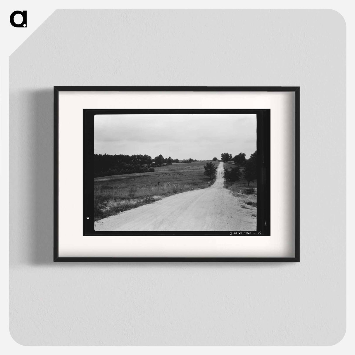 Farm landscape, Person County, North Carolina - Dorothea Lange Poster.