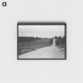 アートメモ帳-Farm landscape, Person County, North Carolina - ドロテア ラング Memo.