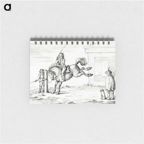 アートメモ帳-Taming a horse - ジャン ベルナール Memo.