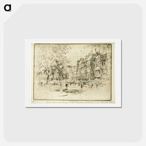 アートポストカード-Cheyne Walk, Chelsea
 - ジョセフ ペネル Postcard.