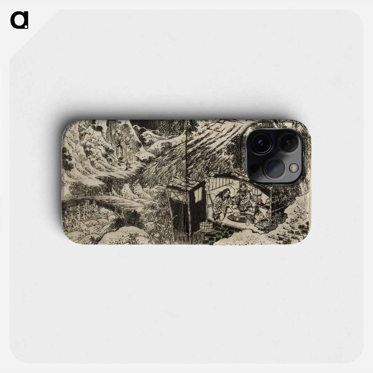 Hokusai's Pages from the New Illustrated Edition of 'Tales of the Water Margin' - 葛飾 北斎 Phone Case.