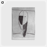 Head - カジミール マレーヴィチ Postcard.