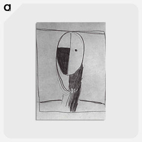 アートポストカード-Head - カジミール マレーヴィチ Postcard.