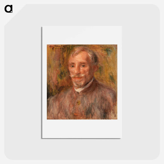 アートポストカード-Portrait of Félix Hippolyte-Lucas - ピエール オーギュスト ルノワール Postcard.