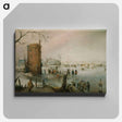 アートパネル-Skating Near a Town
 - セントルイス美術館 Canvas.