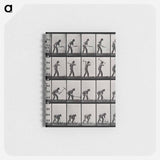 アートメモ帳-Man with Pickaxe
 - エドワード マイブリッジ Memo.