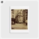 アートポストカード-Maison Coin de Rue de l'Abbaye et Cardinale
 - ウジェーヌ アジェ Postcard.
