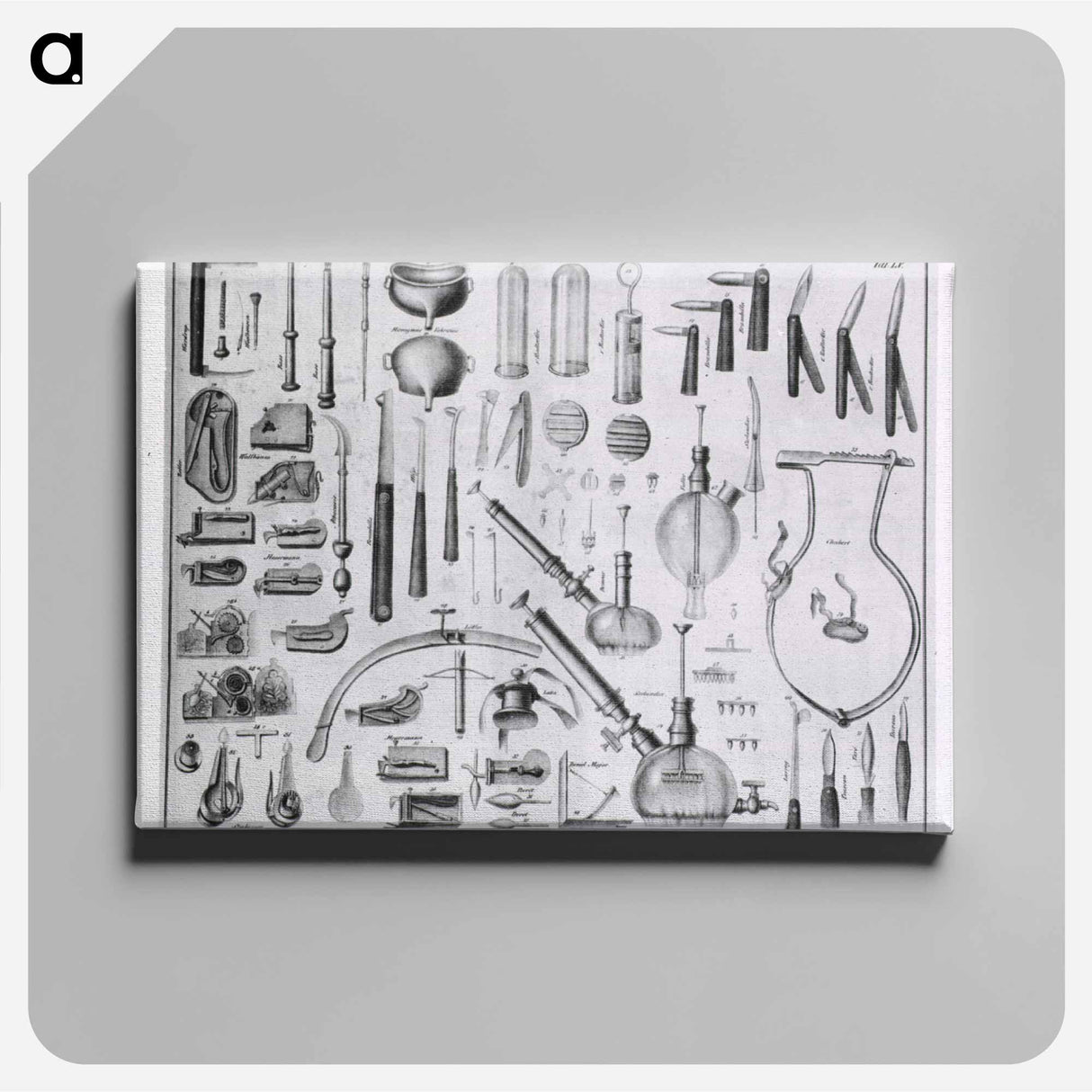 アートパネル-Surgical Instruments for Bloodletting
 - 国立医学図書館 Canvas.