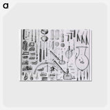 アートポストカード-Surgical Instruments for Bloodletting
 - 国立医学図書館 Postcard.