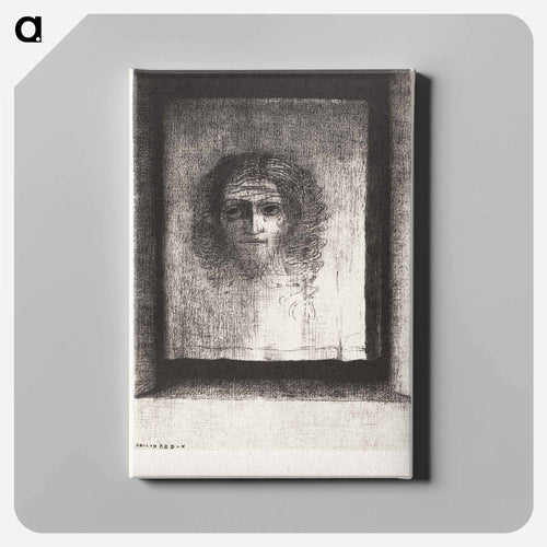 It Was a Veil, an Imprint - オディロン ルドン Canvas.