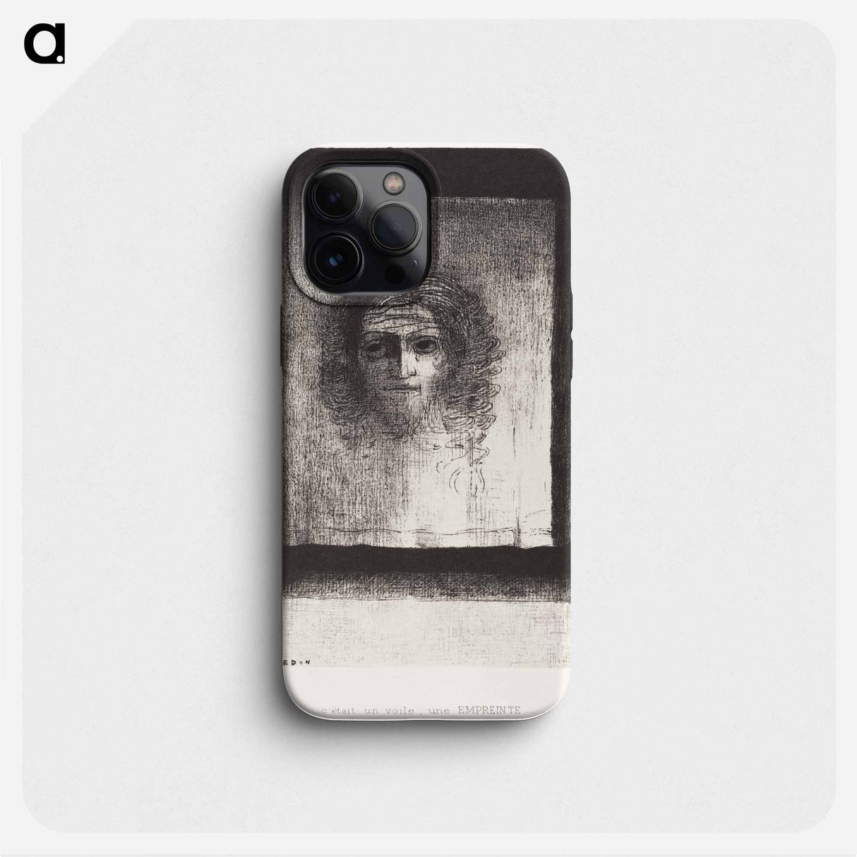 It Was a Veil, an Imprint - オディロン ルドン Phone Case.