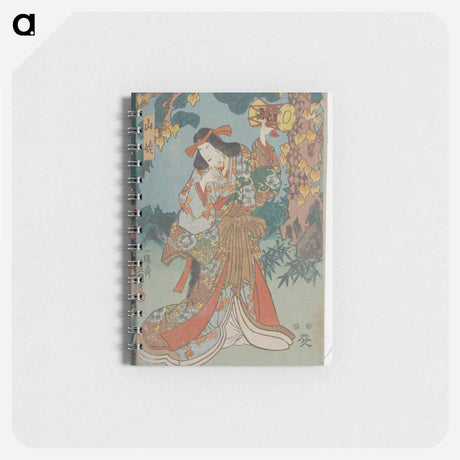 アートメモ帳-Right Sheet of a Vertical Ōban Diptych
 - 歌川 国貞 Memo.