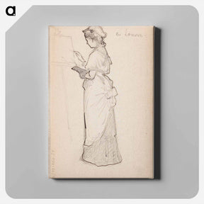 アートパネル-(unknown) part of a sketchbook - アルバート エーデルフェルト Canvas.