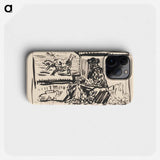 Man with horses - アーノルド ピーター ワイズ クビンチャン Phone Case.