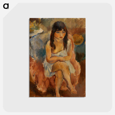 アートポストカード-Seated Figure
 - バーンズ・コレクション Postcard.