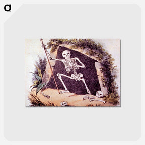 アートポストカード-Allegory of Death's Boredom
 - 国立医学図書館 Postcard.