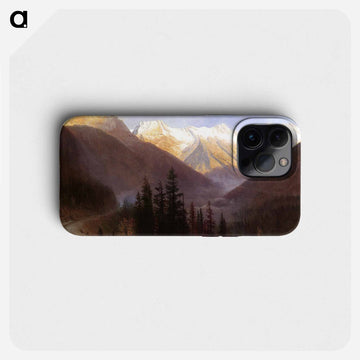 Sunrise at Glacier Station - アルバート ビアスタット Phone Case.