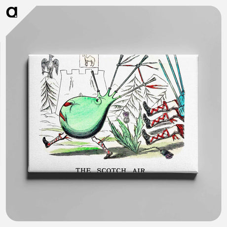 アートパネル-The Scotch Air from Un-Natural History Not Taught In Bored Schools
 - 大英図書館 Canvas.