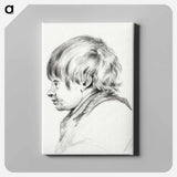 アートパネル-A boy - ジャン ベルナール Canvas.