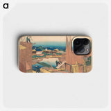 Umezawa Manor in Sagami Province - Katsushika Hokusai Phone Case.