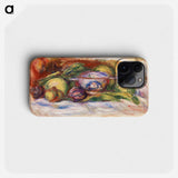 Bowl, Figs, and Apples - Pierre Auguste Renoir Phone Case.