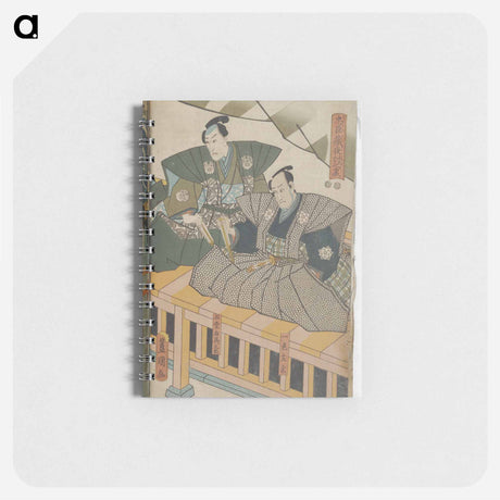 アートメモ帳-Right Sheet of a Vertical Ōban Diptych
 - 歌川 国貞 Memo.