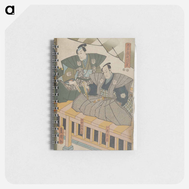 アートメモ帳-Right Sheet of a Vertical Ōban Diptych
 - 歌川 国貞 Memo.