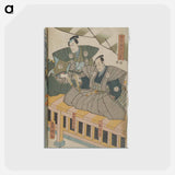 アートポストカード-Right Sheet of a Vertical Ōban Diptych
 - 歌川 国貞 Postcard.