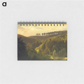 アートメモ帳-Sunrise over Forest and Grove - アルバート ビアスタット Memo.