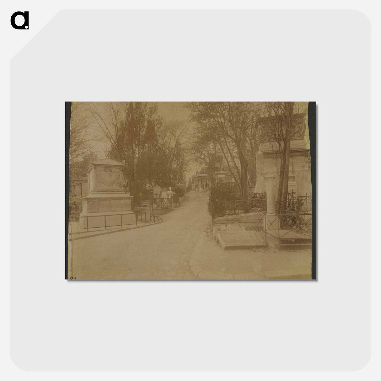 アートポストカード-Père Lachaise, Avenue Masséna
 - ウジェーヌ アジェ Postcard.