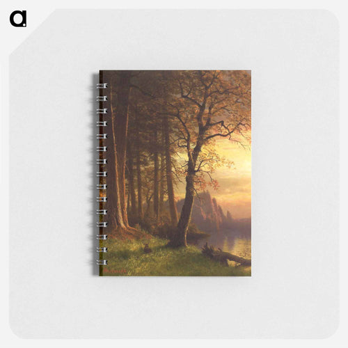 Sunset in California Yosemite - アルバート ビアスタット Memo.