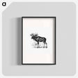 アートポスター-Scandinavian Elk
 - 大英図書館 Poster.