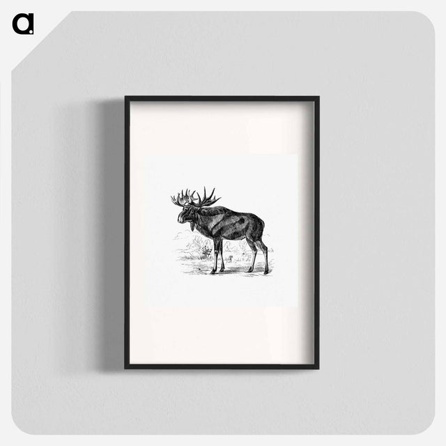 アートポスター-Scandinavian Elk
 - 大英図書館 Poster.