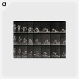 アートポストカード-Lying Woman: Three Angles
 - エドワード マイブリッジ Postcard.